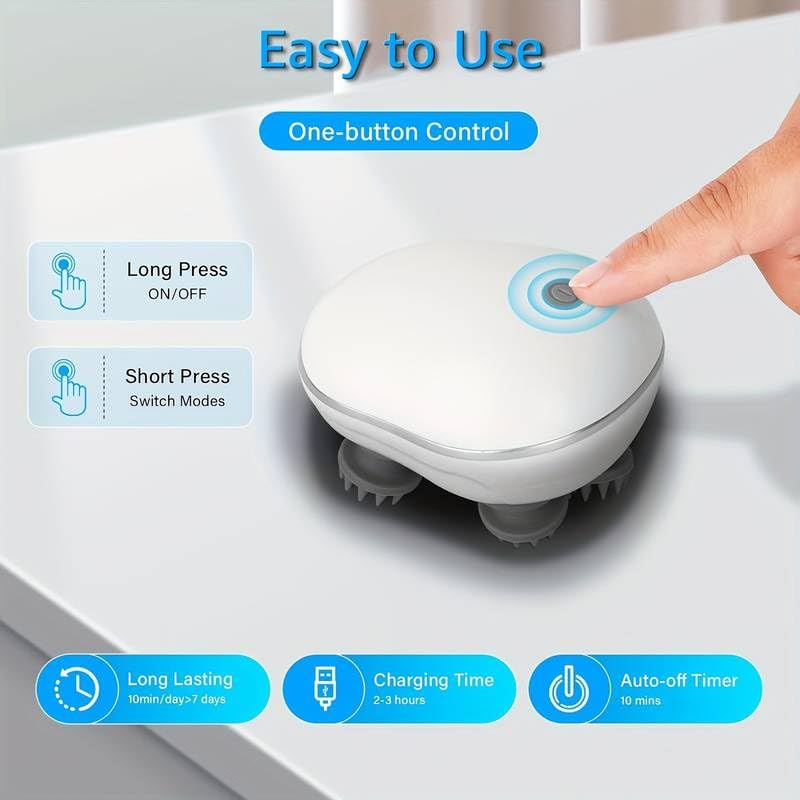 Electric Scalp Massager – Stimulate Growth & Relax Instantly