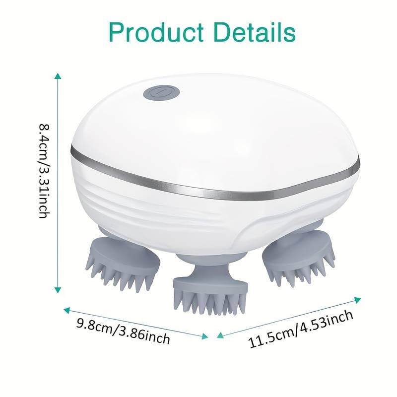 Electric Scalp Massager – Stimulate Growth & Relax Instantly