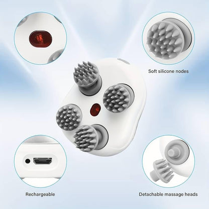 Electric Scalp Massager – Stimulate Growth & Relax Instantly